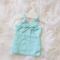 Cutout Gingham Sundress