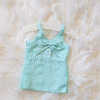 Cutout Gingham Sundress