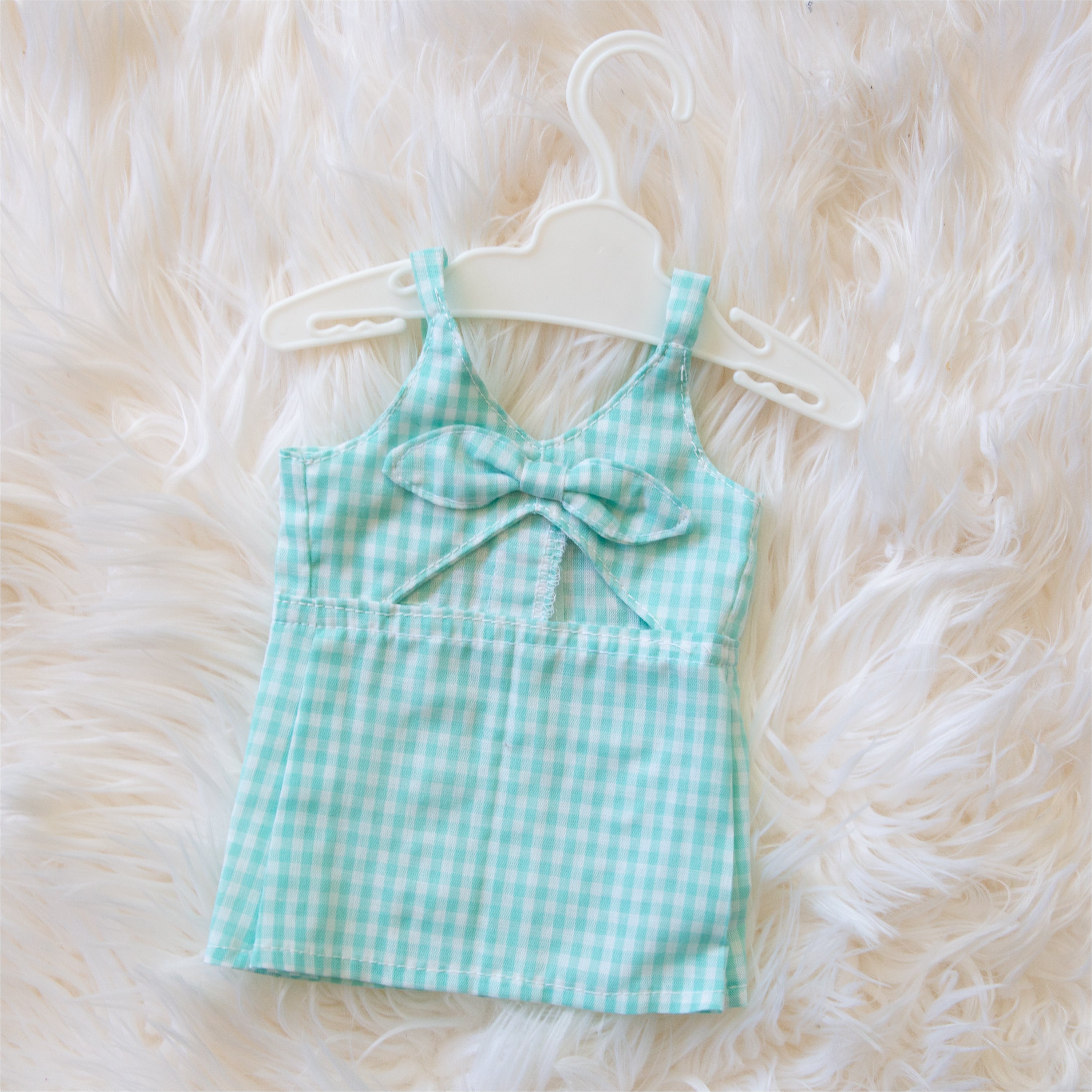 Cutout Gingham Sundress