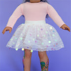 Iridescent tutu skirt