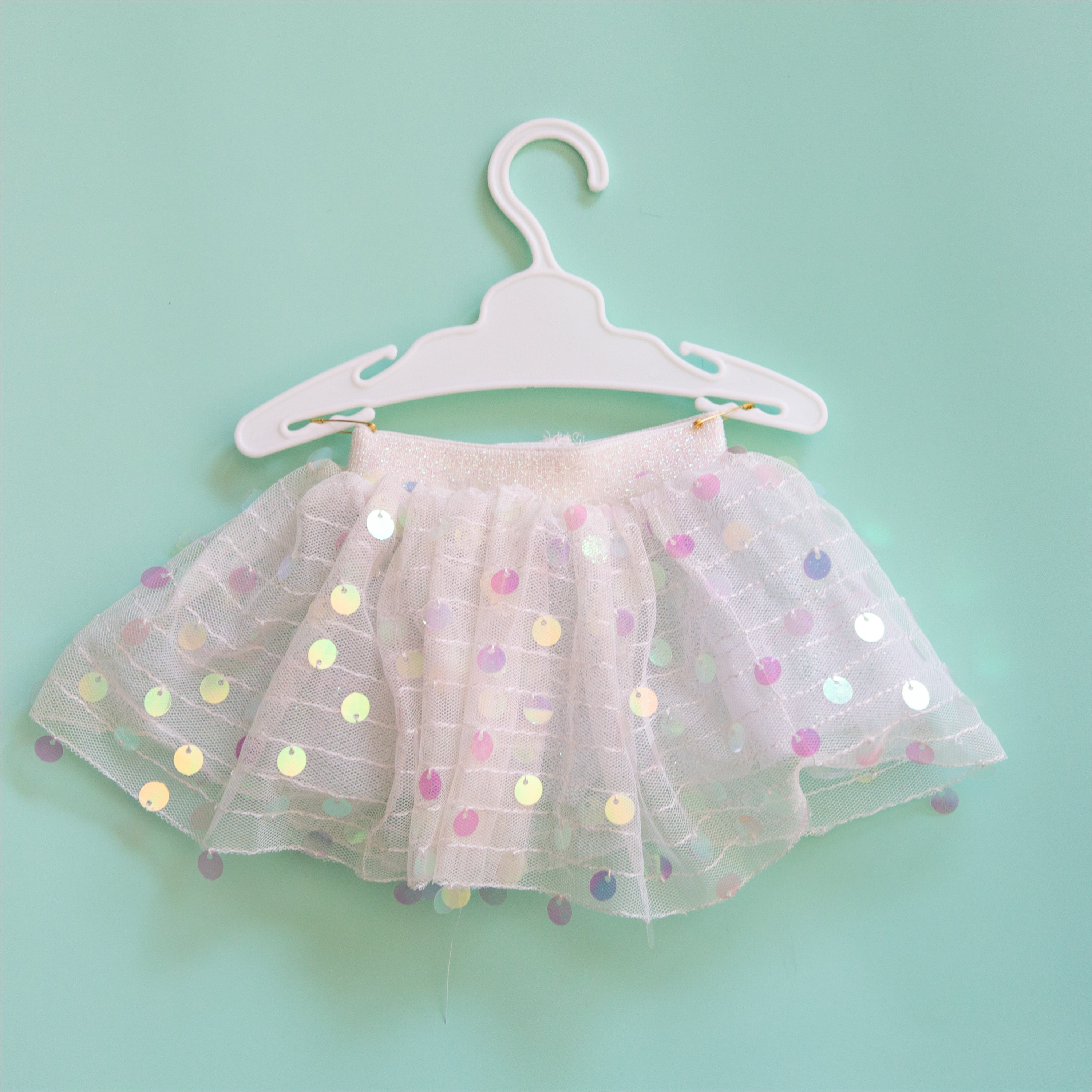 Iridescent tutu skirt