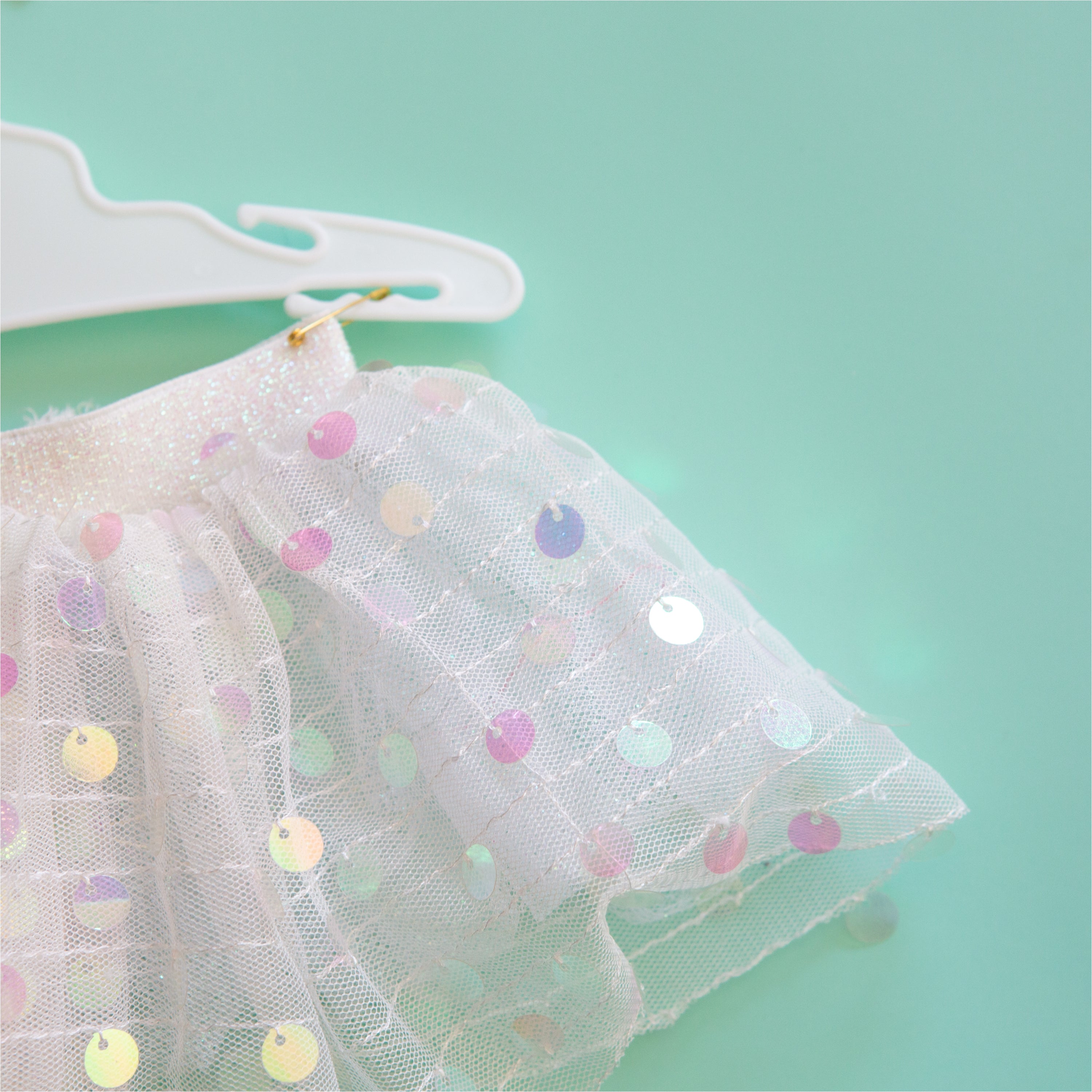 Iridescent tutu skirt