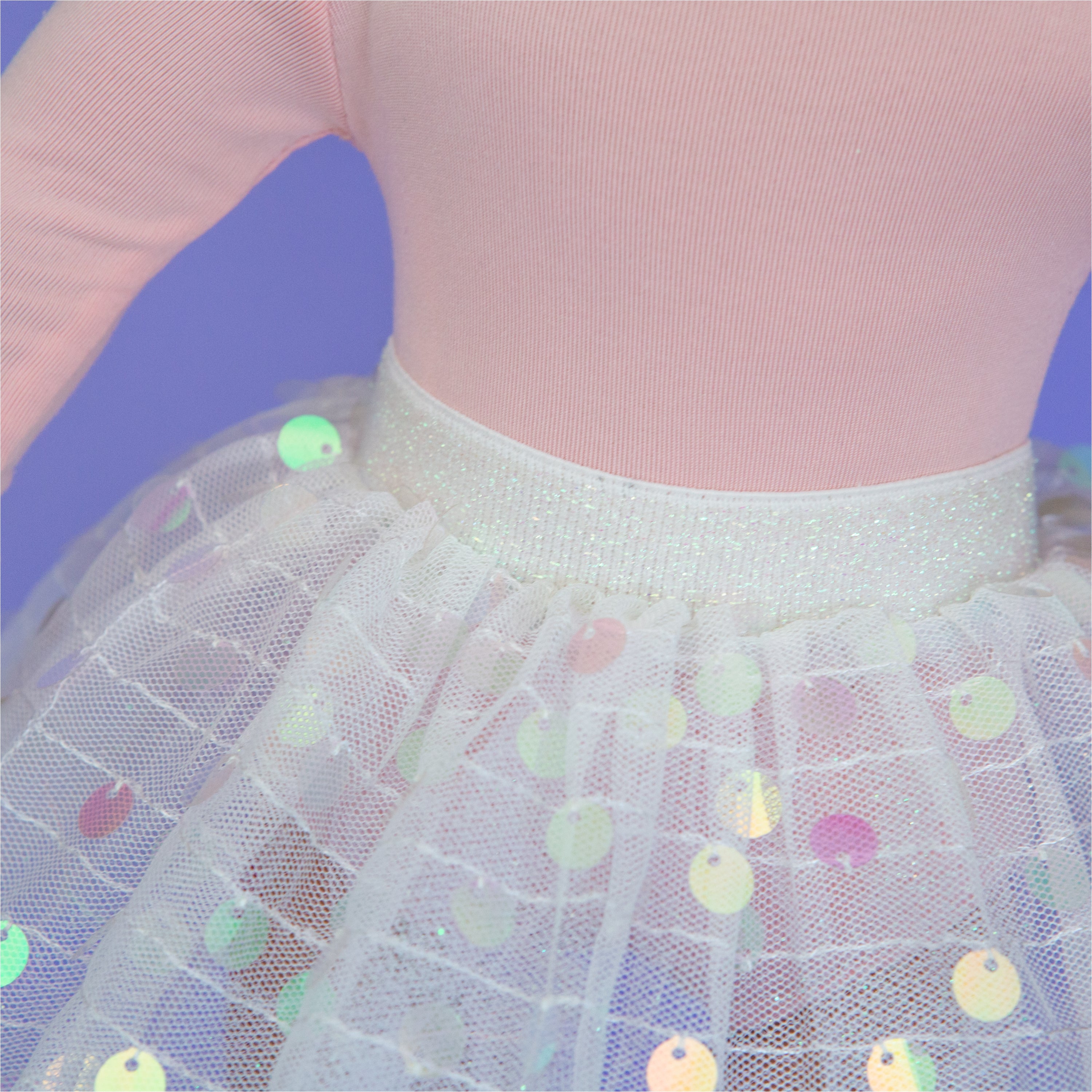 Iridescent tutu skirt
