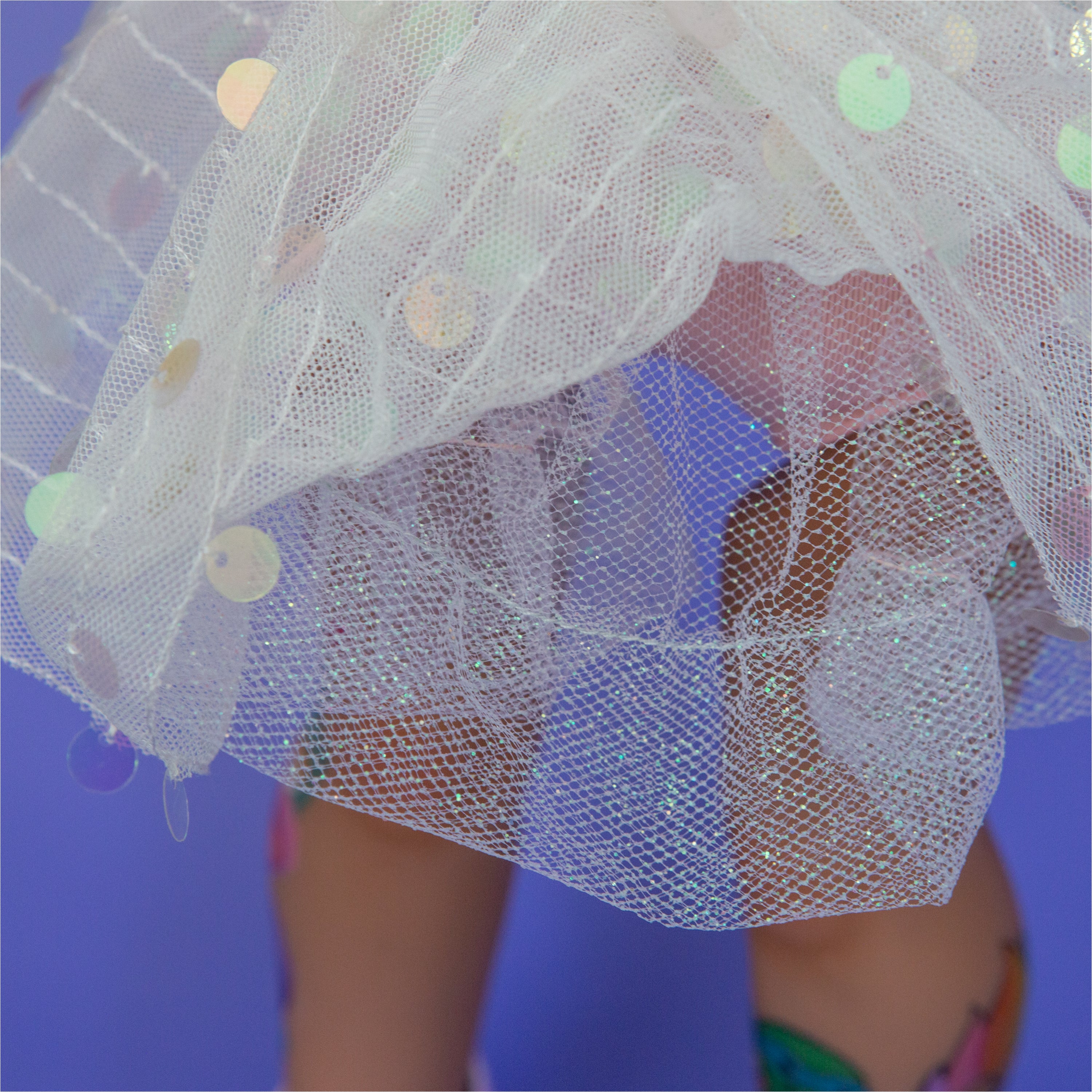 Iridescent tutu skirt