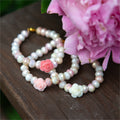 Sparkling Rose Necklace