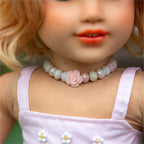 Sparkling Rose Necklace