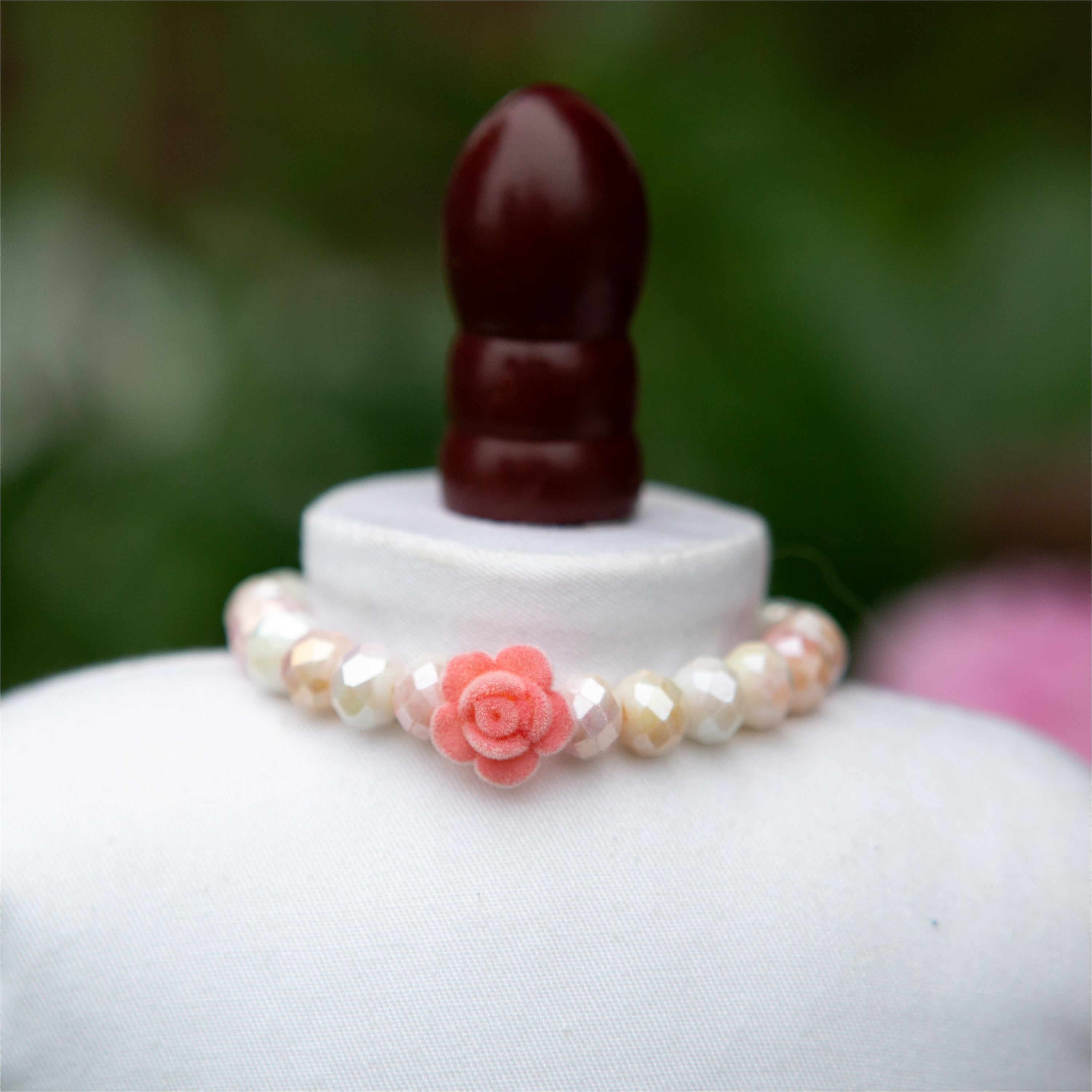 Sparkling Rose Necklace