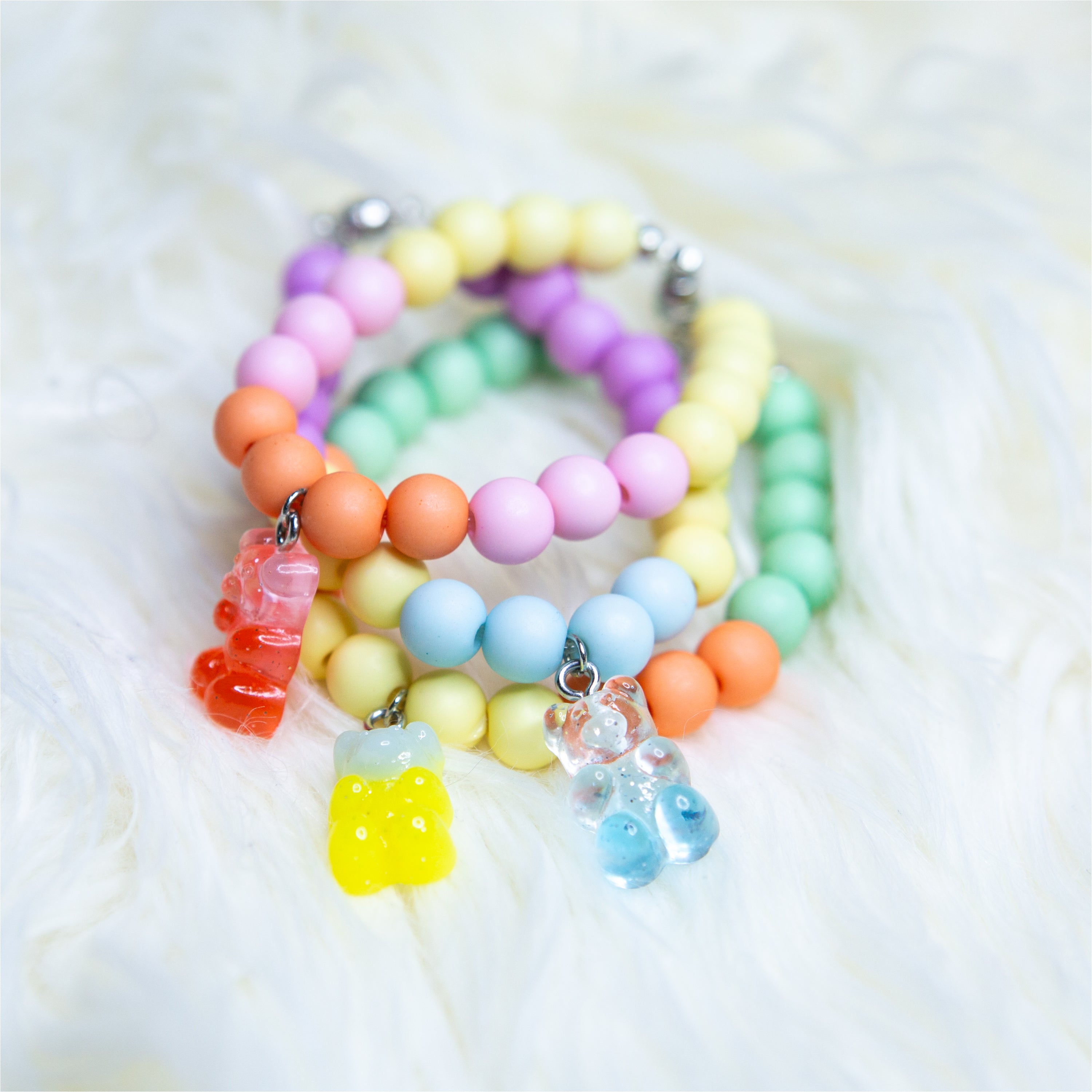 Gummy Bear beaded chocker necklace