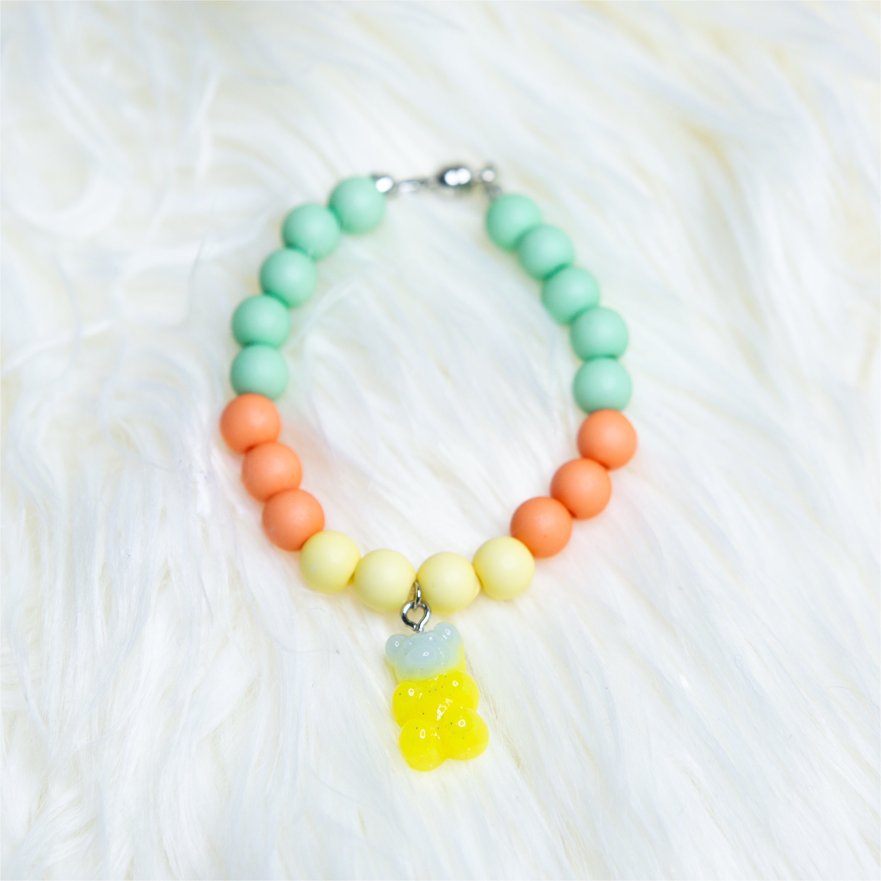 Gummy Bear beaded chocker necklace