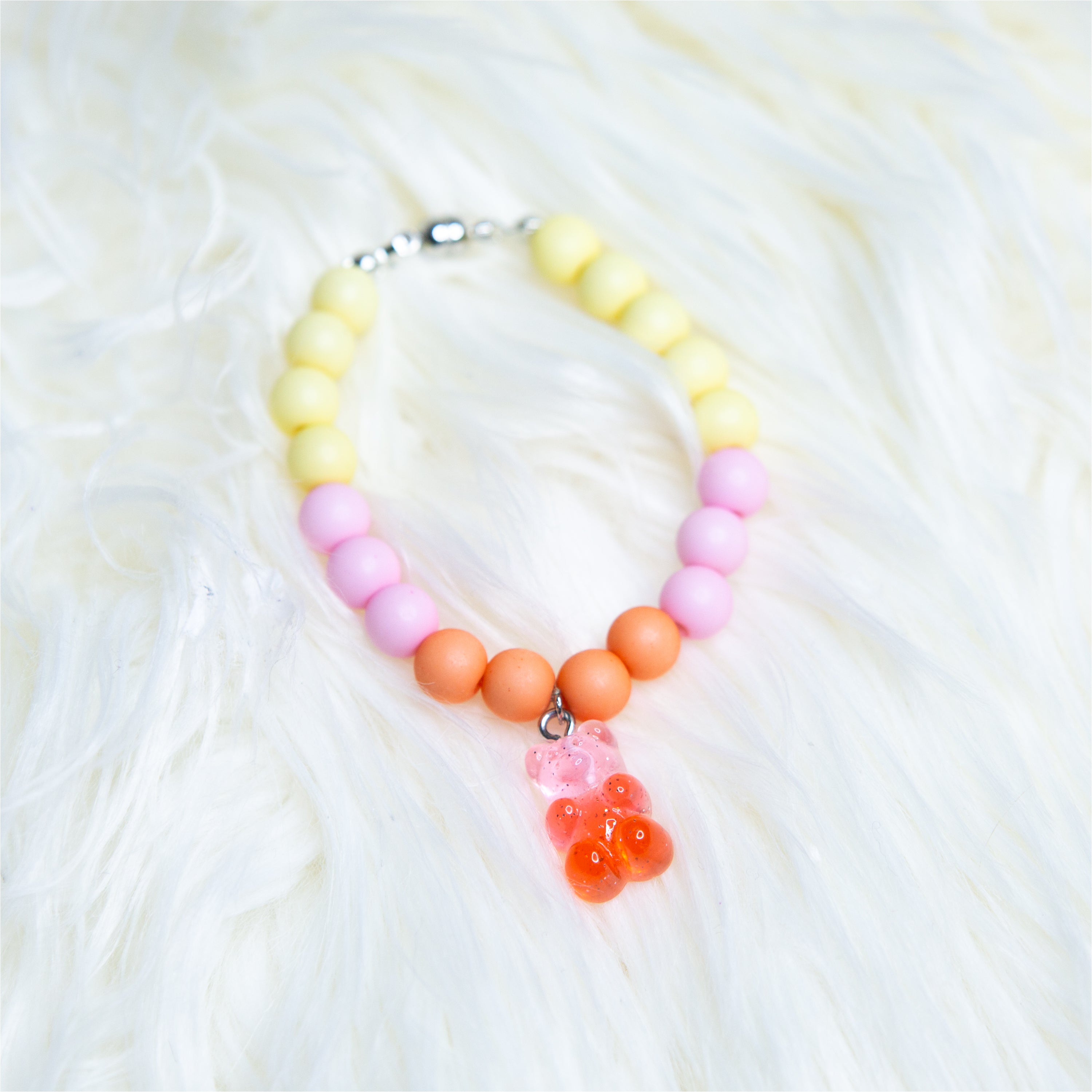 Gummy Bear beaded chocker necklace