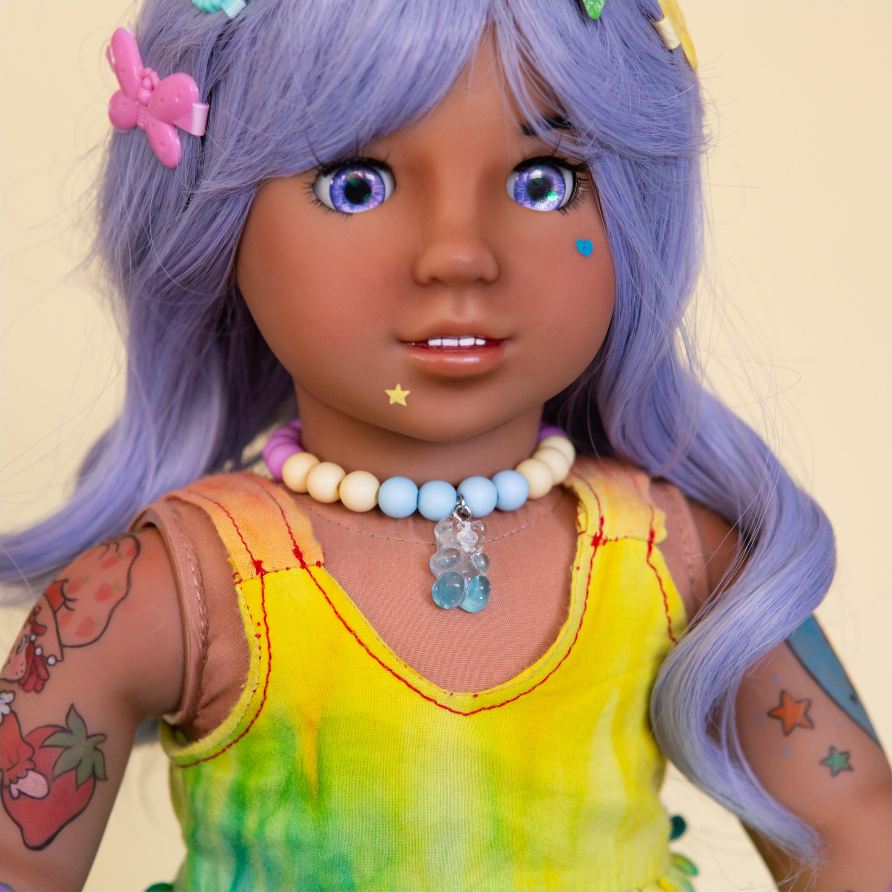 Gummy Bear beaded chocker necklace