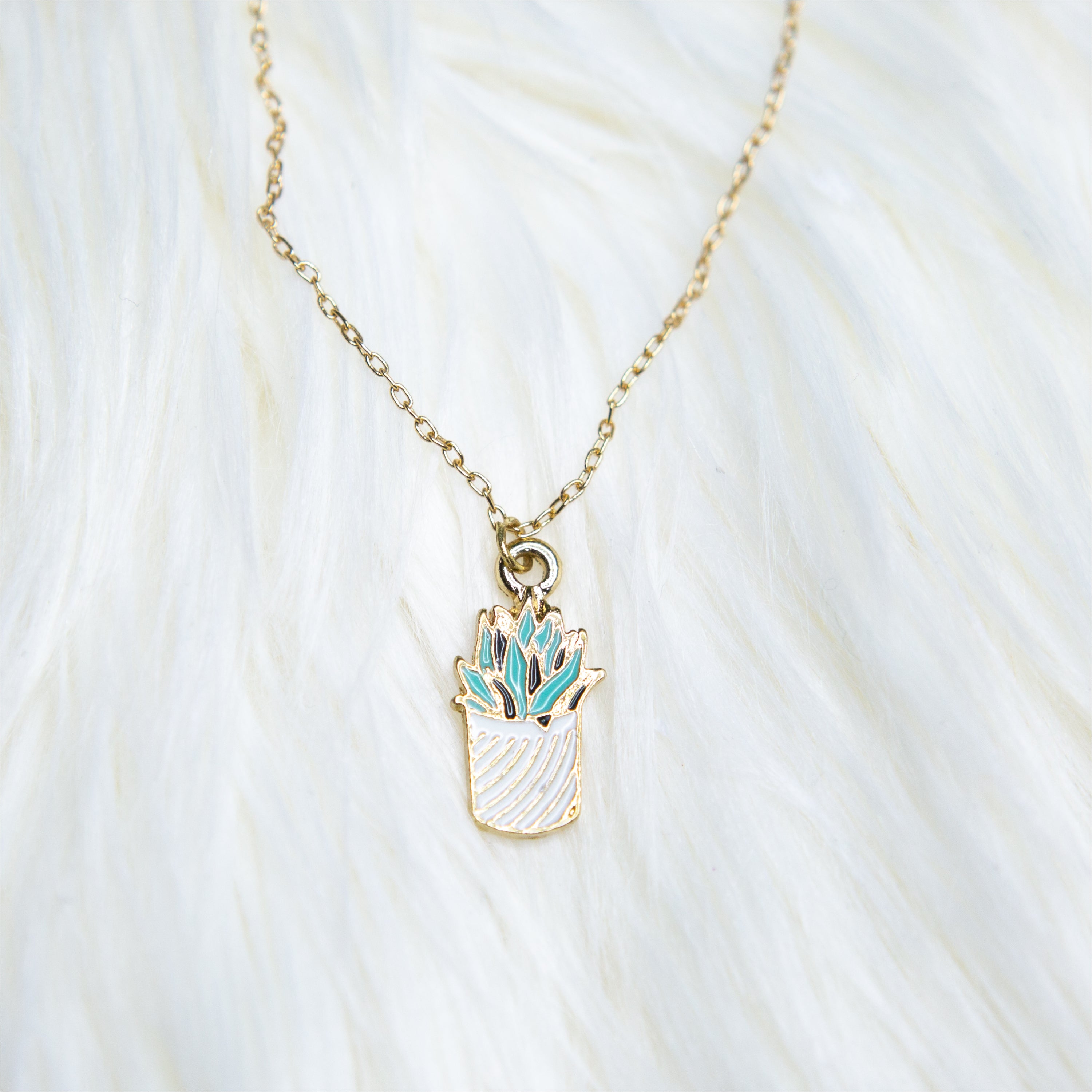 Plant Charm Necklace