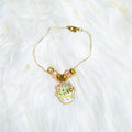Sleeping Cat & Cactus necklace
