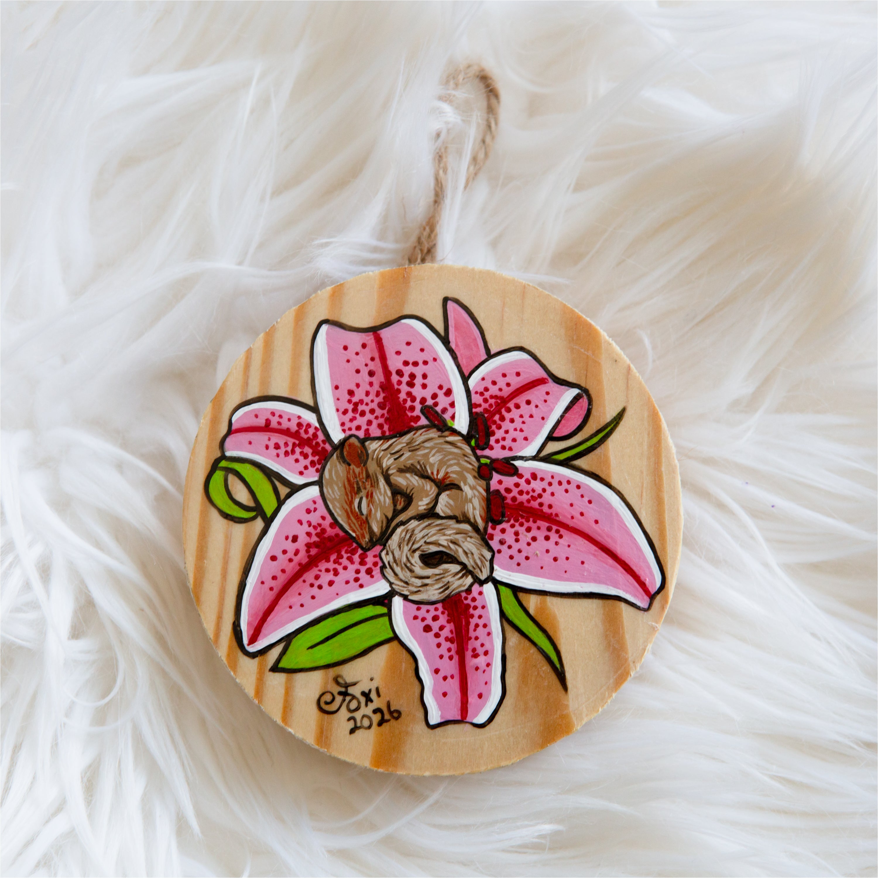 Stargazer Lily Squirrel