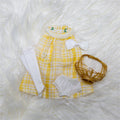 OOAK Yellow Daisy Embroidered Dress Outfit