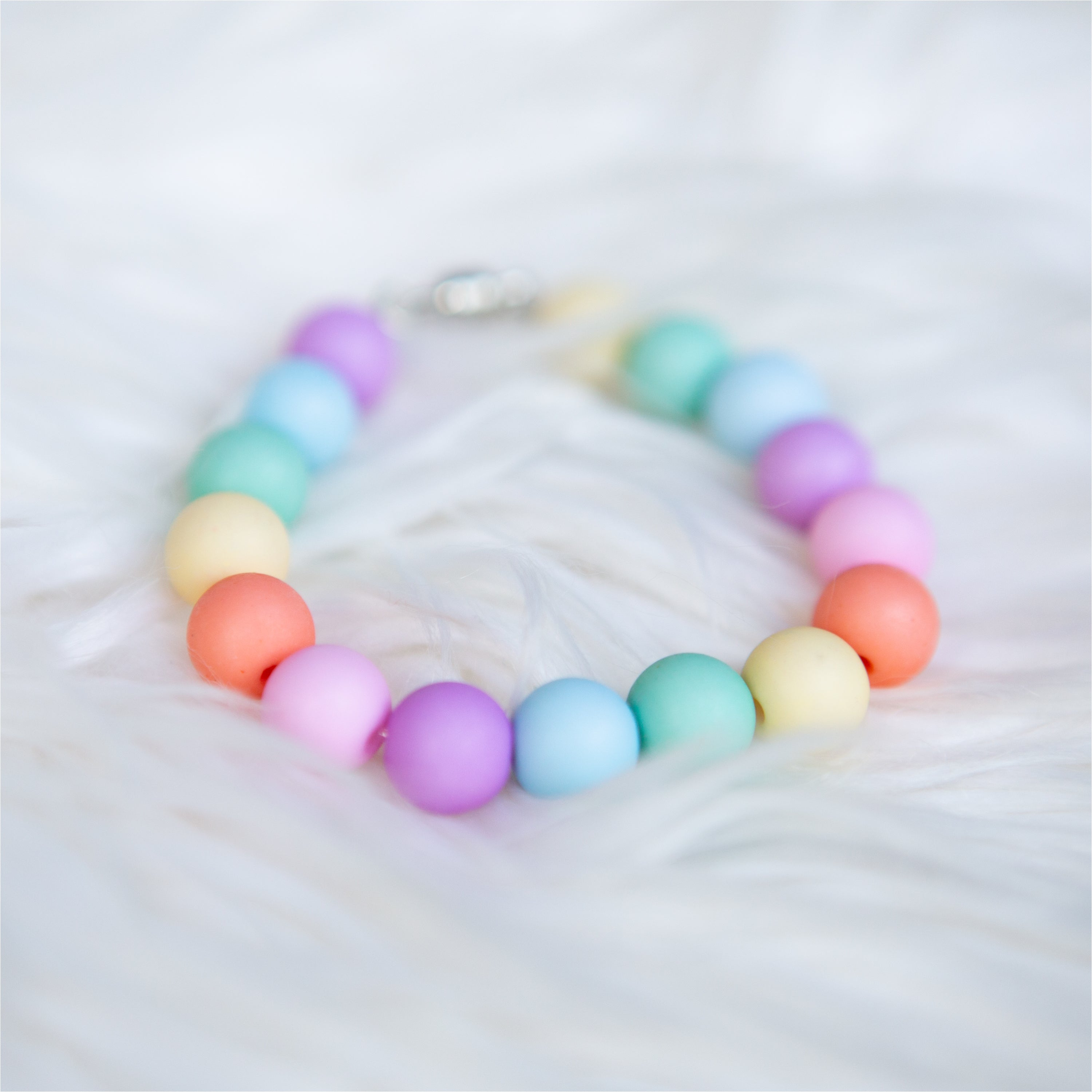 Pastel Beaded Chocker Necklace