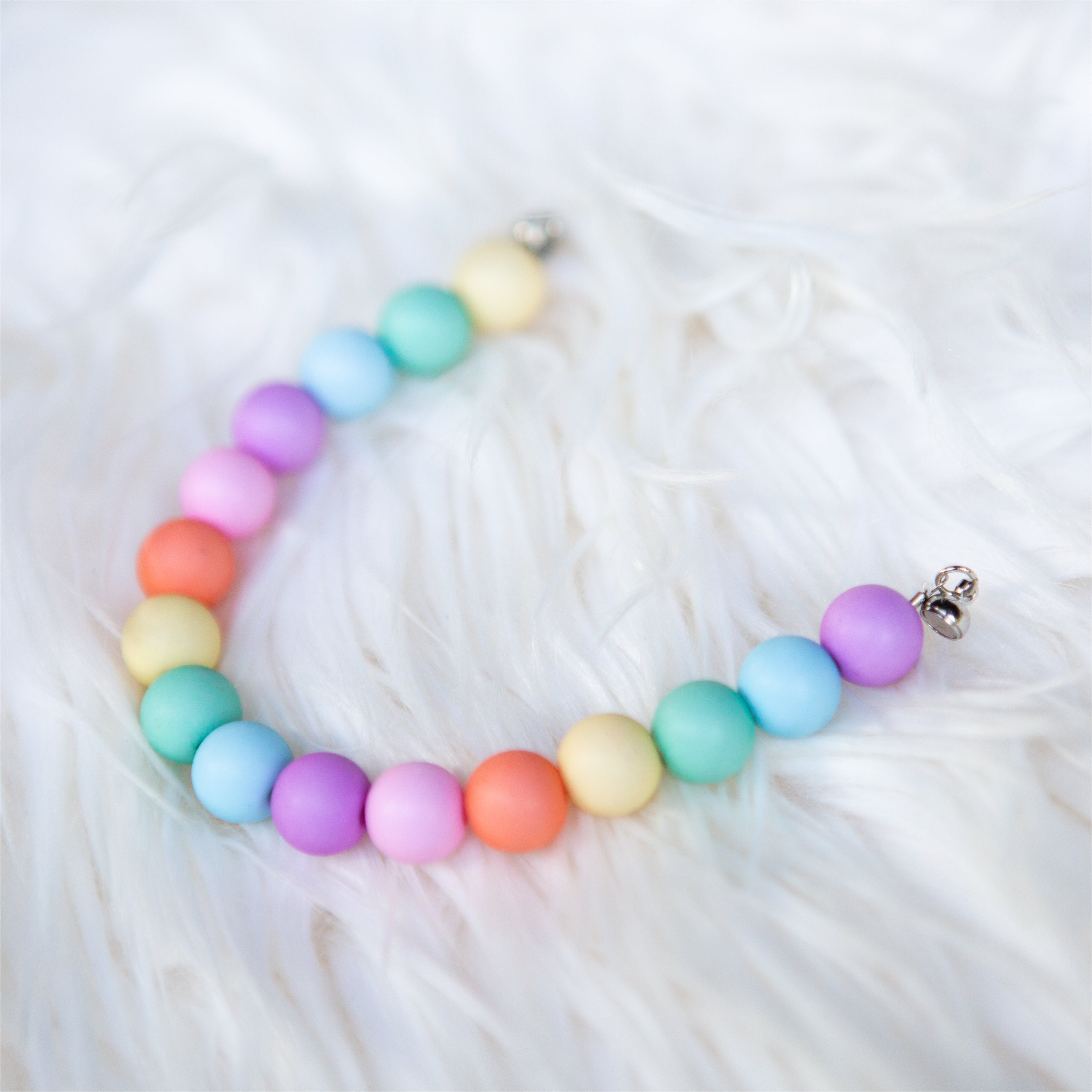 Pastel Beaded Chocker Necklace