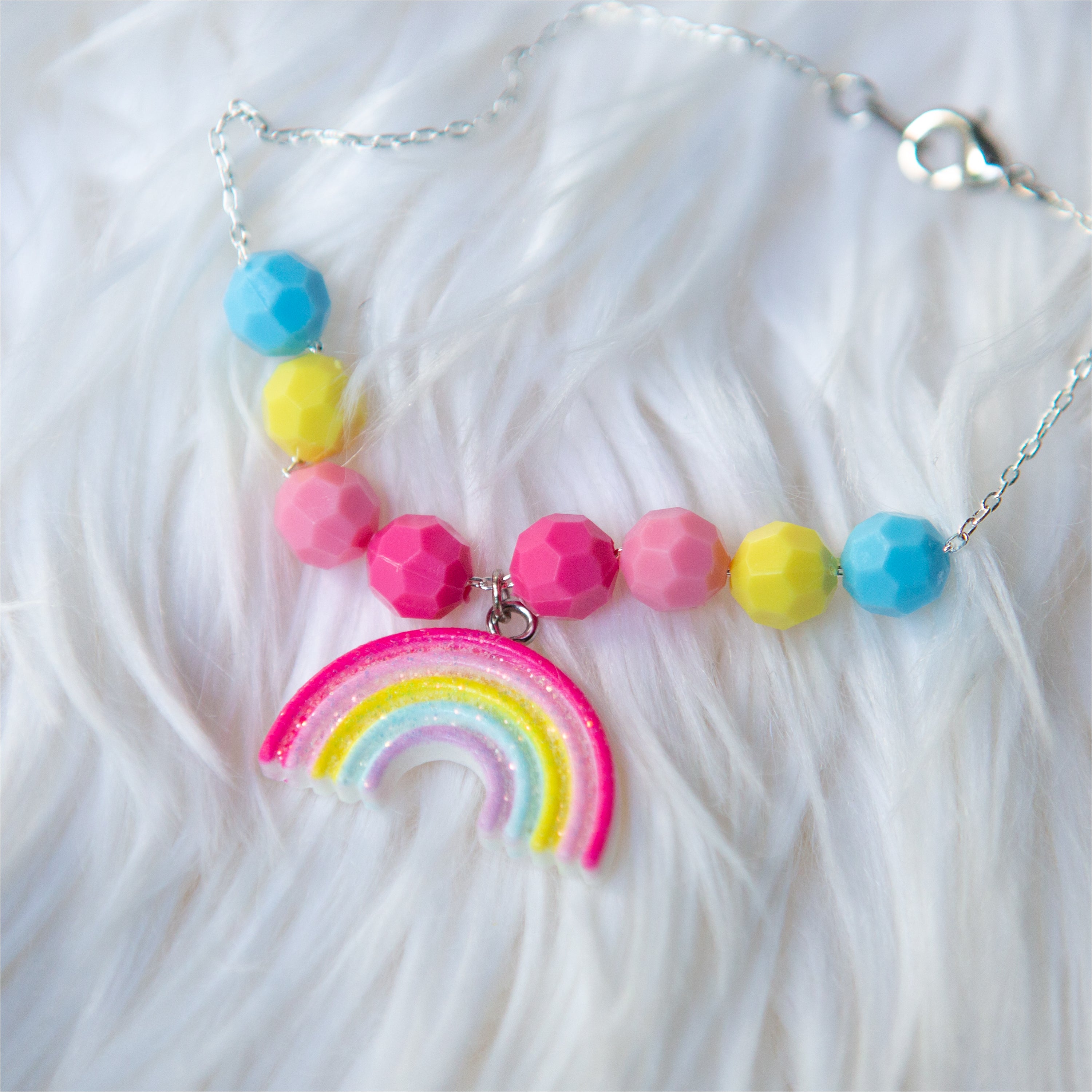 Rainbow Charm Necklace