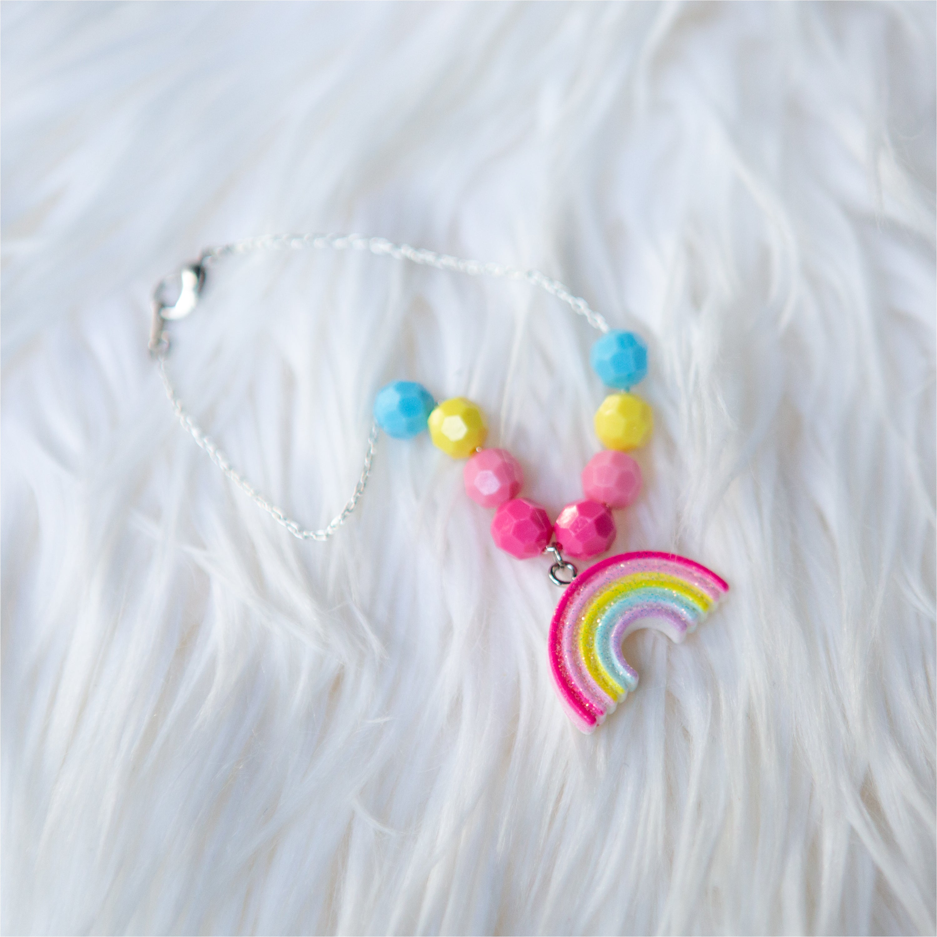 Rainbow Charm Necklace