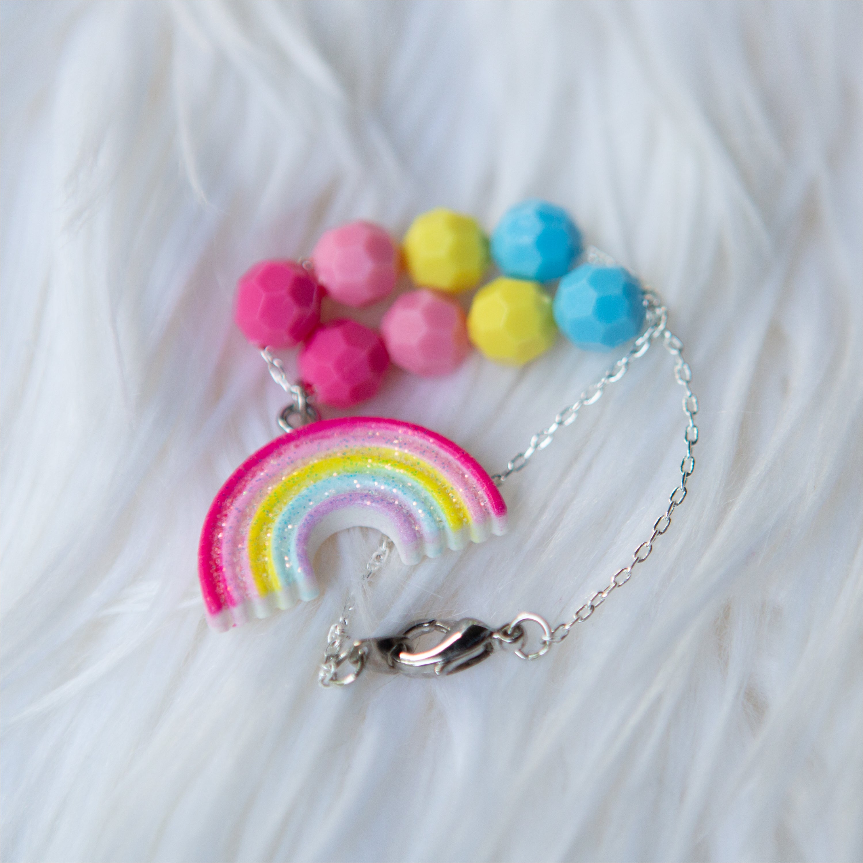 Rainbow Charm Necklace