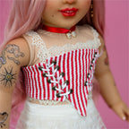 Lacework Bib Top