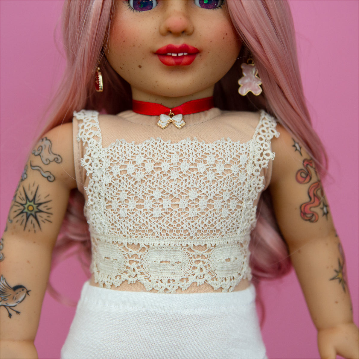 Lacework Bib Top