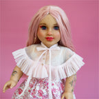 Rose Colored Capelet